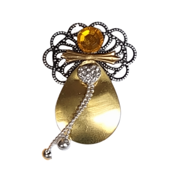 November Birthstone Angel Pin - Picture 3 of 6